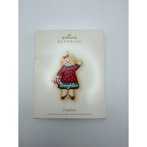 Hallmark Keepsake Daughter Christmas Ornament 2007 Sugar Cookie Girl Gingerbread